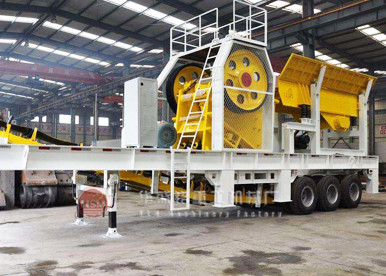 振動篩移動式破碎站