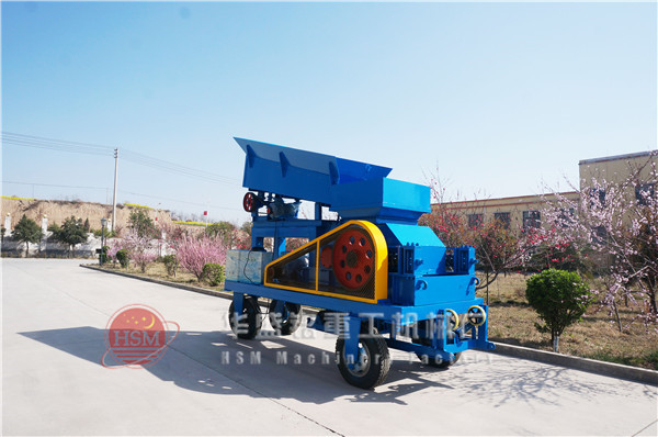 大型顎破移動式破碎站