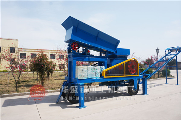 振動篩移動式破碎站