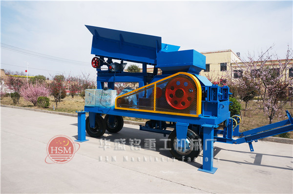 反擊破+振動篩移動式破碎站